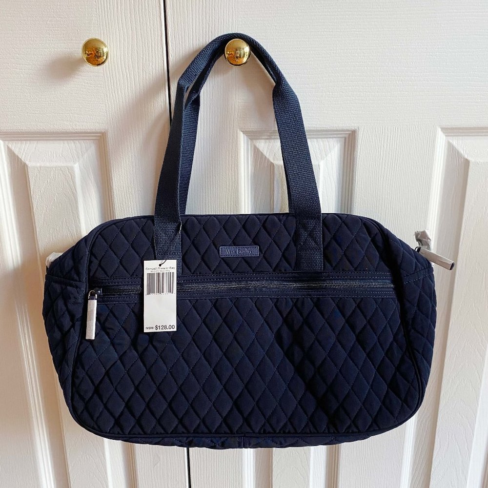 Vera Bradley Compact Traveler Bag in Classic Navy